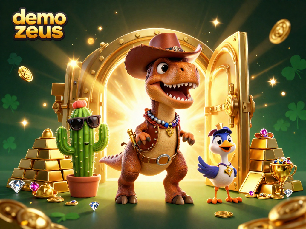Mainkan demo zeus dalam ilustrasi 3D yang menampilkan karakter unik dan elemen kasino yang kaya.