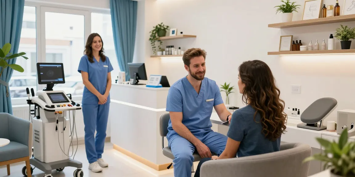 Hair transplant istanbul consultation at a modern healthcare clinic, showcasing expert patient care and advanced medical services.