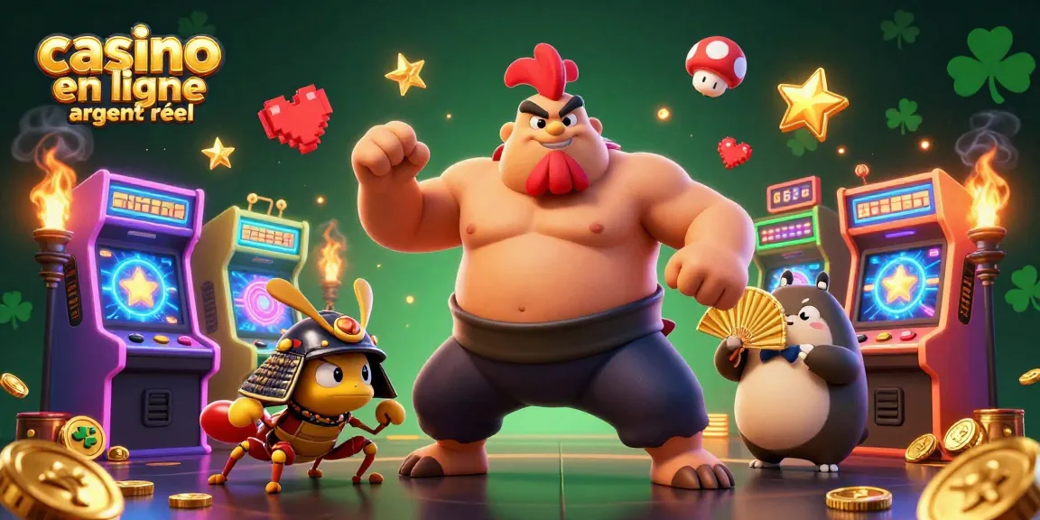 Jouez dans un casino en ligne argent réel avec un puissant sumo, un cricket samouraï et un tanuki annonceur.