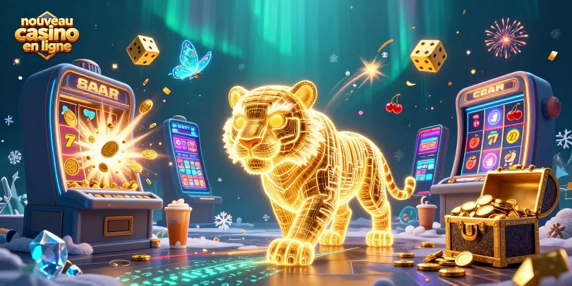 Le nouveau casino en ligne brille avec des machines à sous et un tigre doré énergisé.