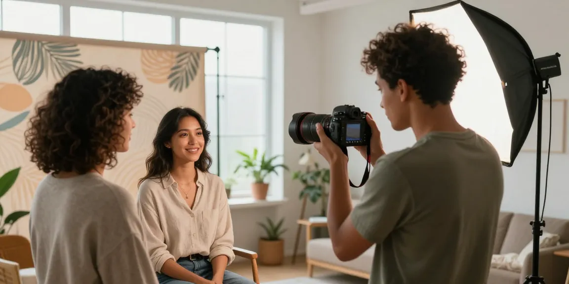 Ritratto Fotografico capturé dans un studio professionnel avec un éclairage doux