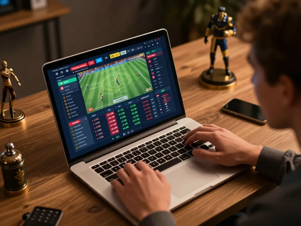 Engaging sports betting action with 678vip platform interface showing live match odds.