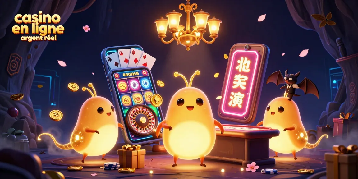 Jouez avec le casino en ligne argent réel dans un univers vibrant et lumineux.