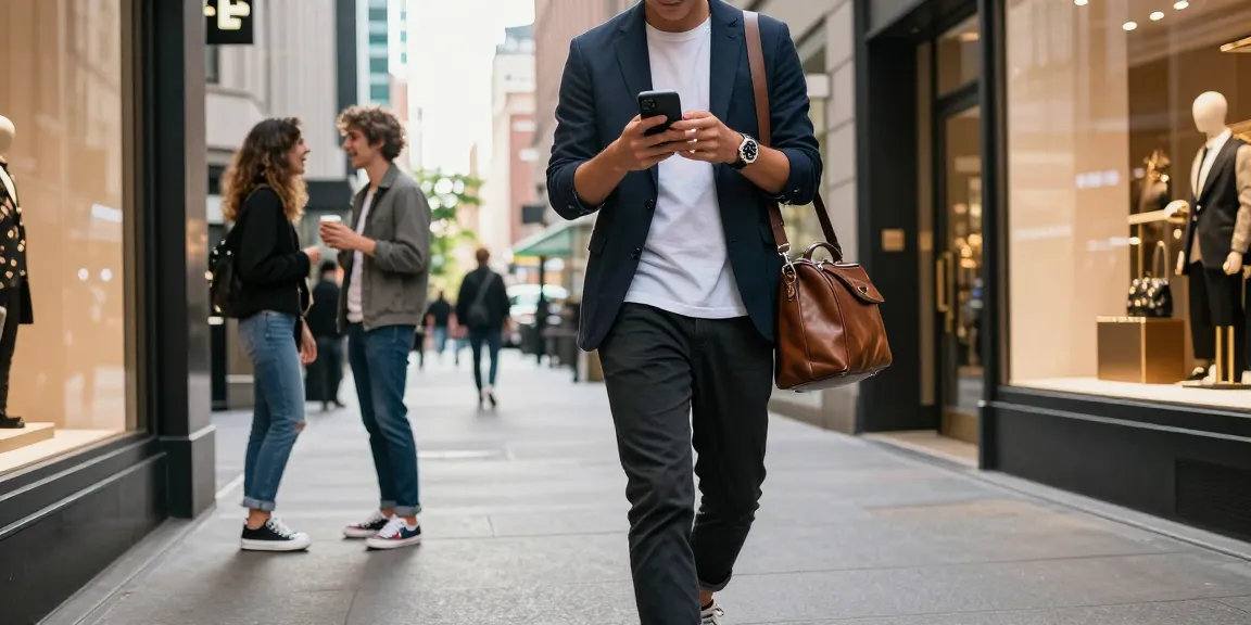 Showcase of stylish super clone watches on confident urbanite against bustling city backdrop.