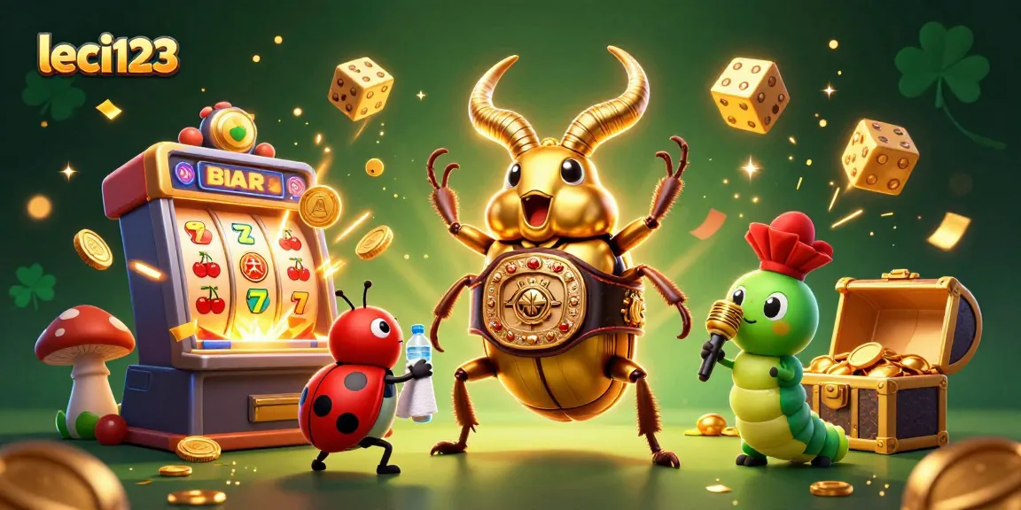 Celebrate your wins at leci123 with exciting slot games and vibrant casino illustrations.