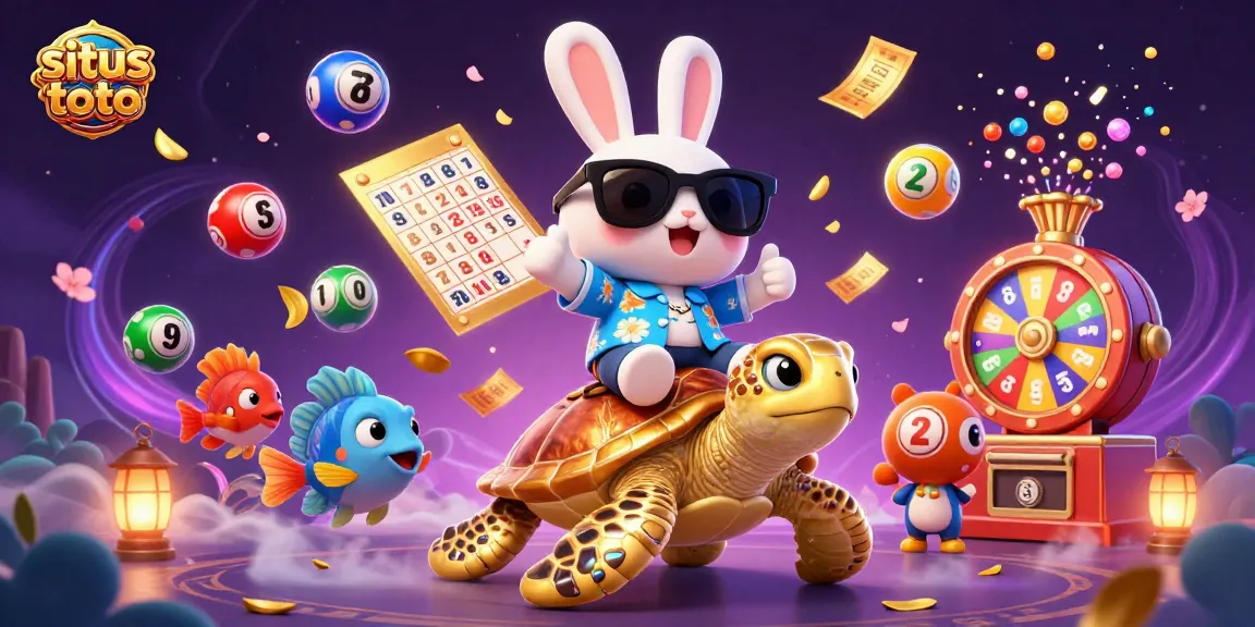 Menangkan permainan di situs toto dengan keberuntungan bersama karakter 3D dalam suasana ceria.