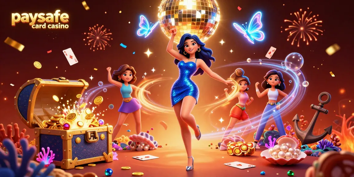 Erleben Sie die Aufregung im Paysafe Card Casino mit lebhaften, unterhaltsamen und energetischen Illustrationen.