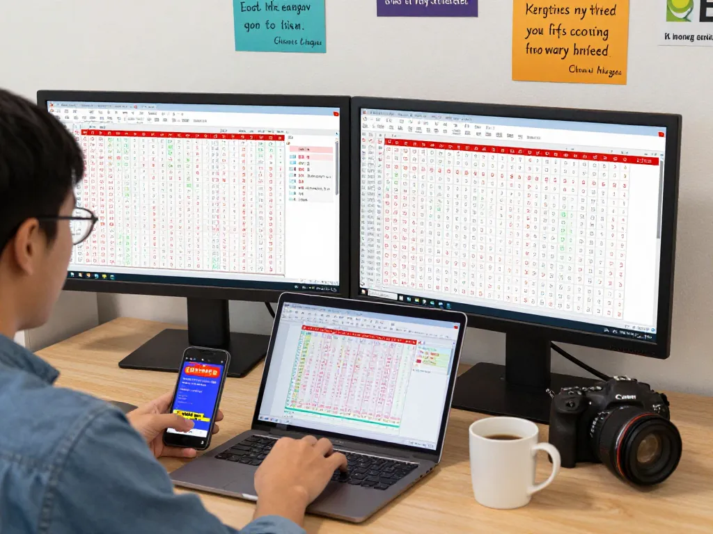 Analyzing HK lottery data in a modern workspace for accurate results