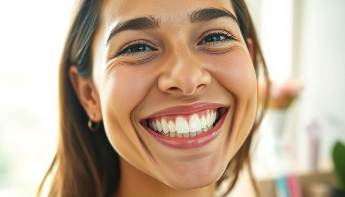 Showcase of newsmilelife highlights a person proudly displaying a healthy smile against a sunny backdrop.