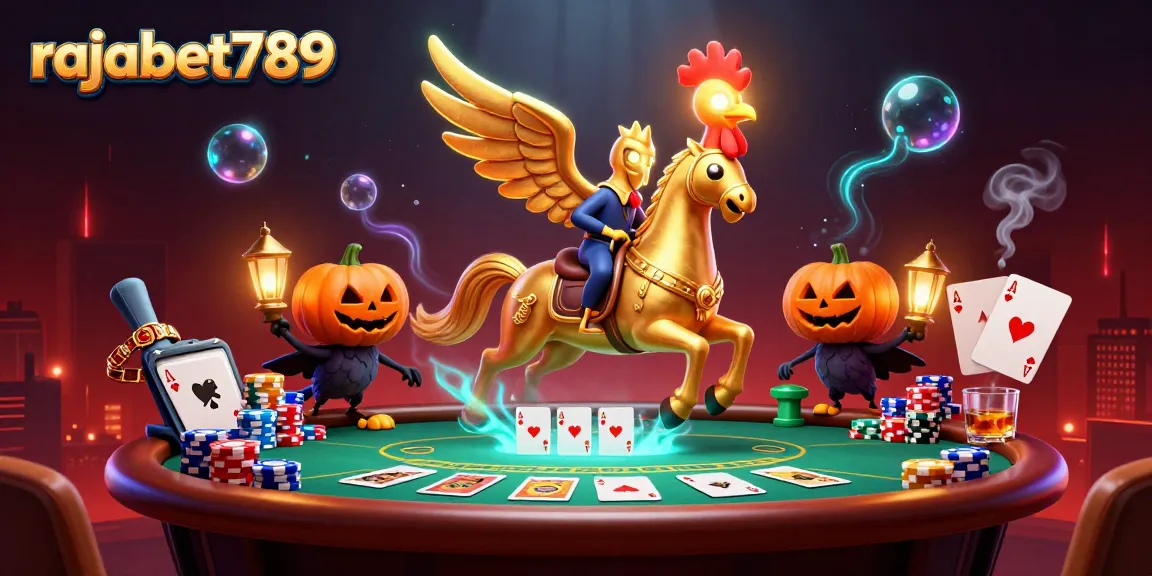 Rajabet789 menampilkan permainan di kasino dengan dadu dan keripik poker yang cerah.
