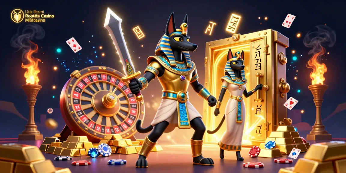 Experience thrilling gameplay at Link Resmi Roulette Casino Mildcasino with detailed 3D characters and vibrant casino elements.