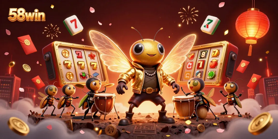 Experience exciting slots with 58win's vibrant gaming atmosphere and dynamic characters!